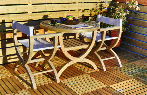 Wooden Deck Tile 50 x 50cm